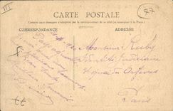 VINTAGE POSTCARD Water mill Environs of Jouy on Morin the mill of Nevers