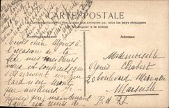 VINTAGE POSTCARD Against the light Brittany Children