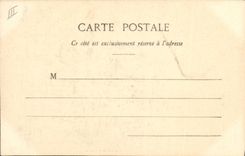 CPA L'ombre du pochard Alcool