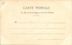 CPA L'ombre du pochard Alcool