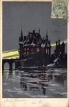 CPA Contre la lumiere Chateau