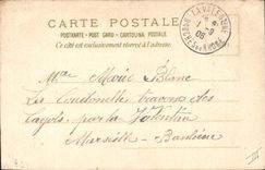 VINTAGE POSTCARD Against the Pont light