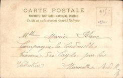 VINTAGE POSTCARD Against the light sailing Boat