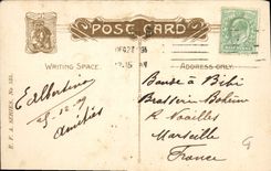 VINTAGE POSTCARD Fantasy Illustrator The Waitress