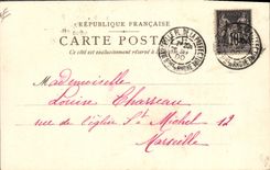 VINTAGE POSTCARD Fantasy Illustrator Woman Jack Bee the Lily of the valley