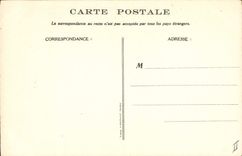 Ilustrador Poulbot Victor Hugo de Fantaisie de la POSTAL de la VENDIMIA la leyenda de los siglos que la placa de fijación con abrazadera salpica