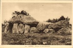 CPA Dolmen Menhir Carnac Dolmen de Mane Kerioned
