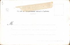 VINTAGE POSTCARD Fantasy Illustrator Albert Guillaume Militaria Far from the seminar