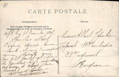 VINTAGE POSTCARD Militaria Maneuvers Rest well gains