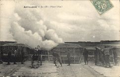 CPA Militaria Artillerie Le 138 Piece Feu