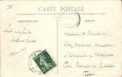 VINTAGE POSTCARD Militaria life with the camp Assembly of tents