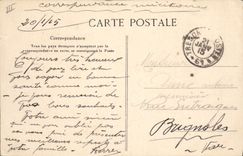 VINTAGE POSTCARD Militaria Which lives France