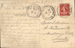 CPA Militaria La vie au camp Un campement 