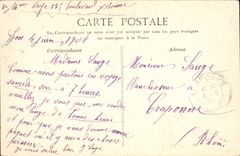 VINTAGE POSTCARD Militaria Artillery Part Fire