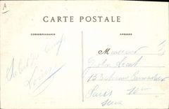 VINTAGE POSTCARD Militaria Camp of Sissonne Artillery Put out of battery