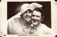 MODERN CARD Cinema Mistinguett and Earl Leslie
