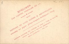 VINTAGE POSTCARD Trade Postcards Card player