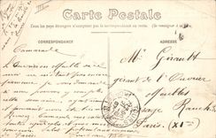 VINTAGE POSTCARD Bank Tours Agency of the General society and municipal theater Folklore