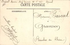 VINTAGE POSTCARD Epinal Bank the street of the Stock Exchange and the General society