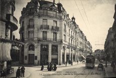 CPA Banque Orleans La Societe Generale Rue de la Republique Tramway