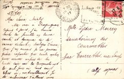 VINTAGE POSTCARD Draguignan Bank the Carnot avenue and the General society