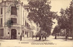 CPA Banque Draguignan L'avenue Carnot et la Societe Generale