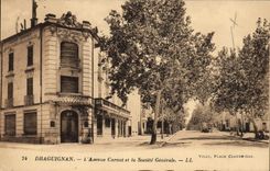 CPA Banque Draguignan L'avenue Carnot et la Societe Generale