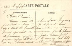 VINTAGE POSTCARD Water mill Gresy on Aix Monument of the baroness of the Pitcher