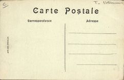 VINTAGE POSTCARD Seventh veterinary hospital Winter Wuarters France view off the Veterinary camp