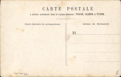 VINTAGE POSTCARD Lyon School Veterinary surgeon