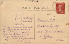VINTAGE POSTCARD Lyon Vaise School Veterinary Boat