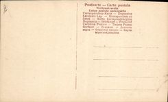 CPA Contre la lumiere Femme