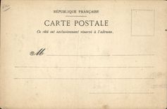 CPA Contre la lumiere Homme