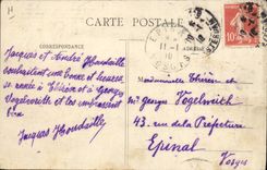 VINTAGE POSTCARD Theater Paris Puppet the Puppet of the fields Elysees TOP