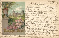 VINTAGE POSTCARD Fantasy Illustrator Touraine and Berry Valencay