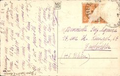 VINTAGE POSTCARD Fantasy Illustrator Eskimo Child