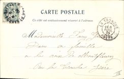 VINTAGE POSTCARD Fantasy Illustrator Sadness of Olympio rays and shades