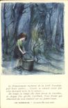 CPA Fantaisie Illustrateur Poulbot Victor Hugo Les Miserables La petite fille toute seule Cosette 