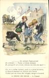 CPA Fantaisie Illustrateur Poulbot Victor Hugo La legende des siecles Le Crapaud Grenouille 