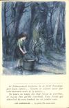 CPA Fantaisie Illustrateur Poulbot Victor Hugo Les Miserables La petite fille toute seule Cosette 