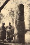VINTAGE POSTCARD Dolmen Menhir Ploeven Menhir says Fuseau of co. Beard Foklore