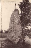 VINTAGE POSTCARD Dolmen Menhir Plouguernevel Menhir of Keralin