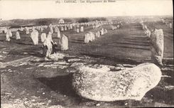 CPA Dolmen Menhir Carnac Les alignements du Menec