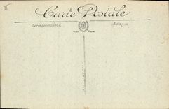 VINTAGE POSTCARD Dolmen Menhir Draguignan Pierre of the druidic Fairy Dolmen