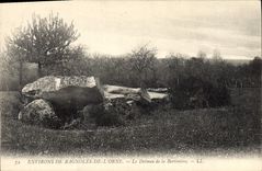 CPA Dolmen Menhir Environs de Bagnoles de l'Orne Le dolmen de la Bertiniere 