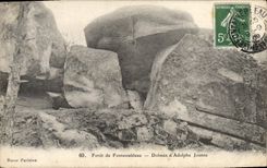 CPA Dolmen Menhir Foret de Fontainebleau Dolmen d'Adolphe Joanne 