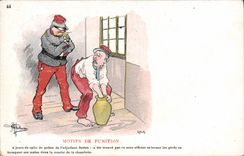 CPA Militaria Motifs de punition