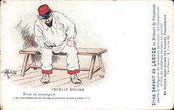 CPA Militaria Curelle enigme