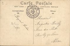 La POSTAL Militaria Artillerie de la VENDIMIA de la fortaleza de Ecoles tiene pedazos del fuego de abertura de 155 cortocircuitos del fuego