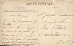 VINTAGE POSTCARD Militaria Artillerists cleaning their part of 75 after the shooting